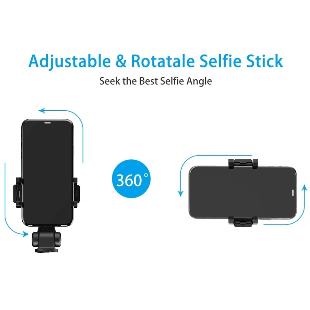 Selfie Stick Bluetooth Techsuit L01, Univerzální, Černý