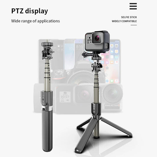 Selfie Stick Bluetooth Techsuit L03, Univerzální, Černý