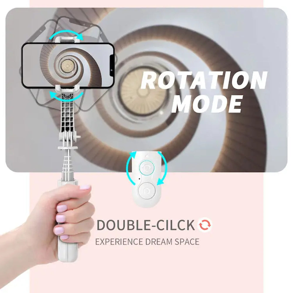 Selfie Stick Bluetooth Techsuit L08Mini, Univerzální, Černý