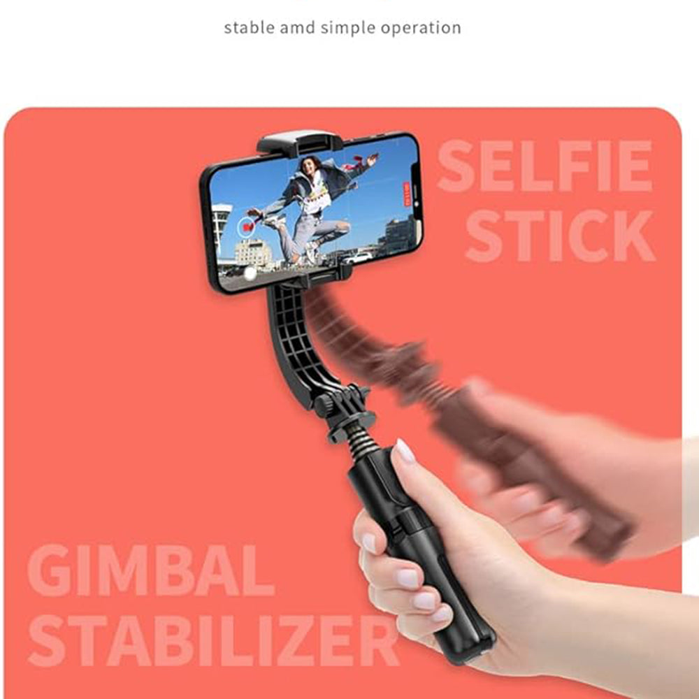 Selfie Stick Bluetooth Techsuit L08Mini, Univerzální, Černý