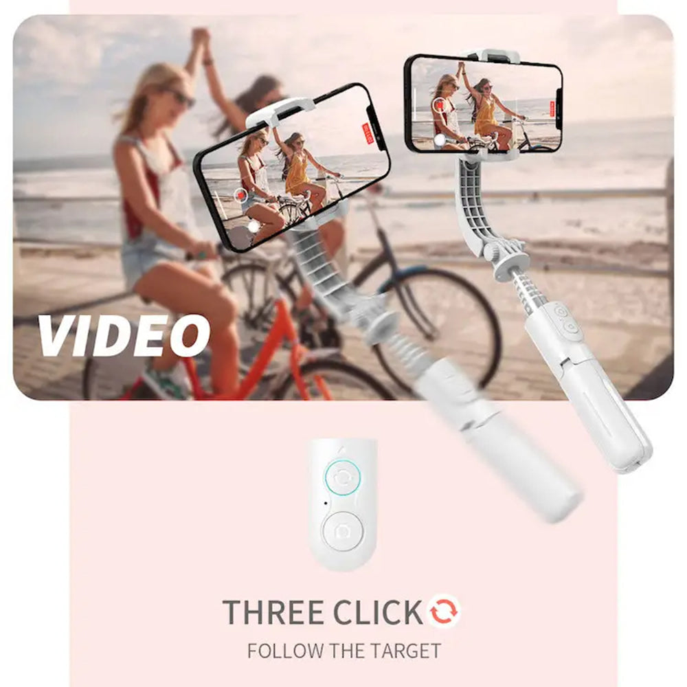 Selfie Stick Bluetooth Techsuit L08Mini, Univerzální, Černý