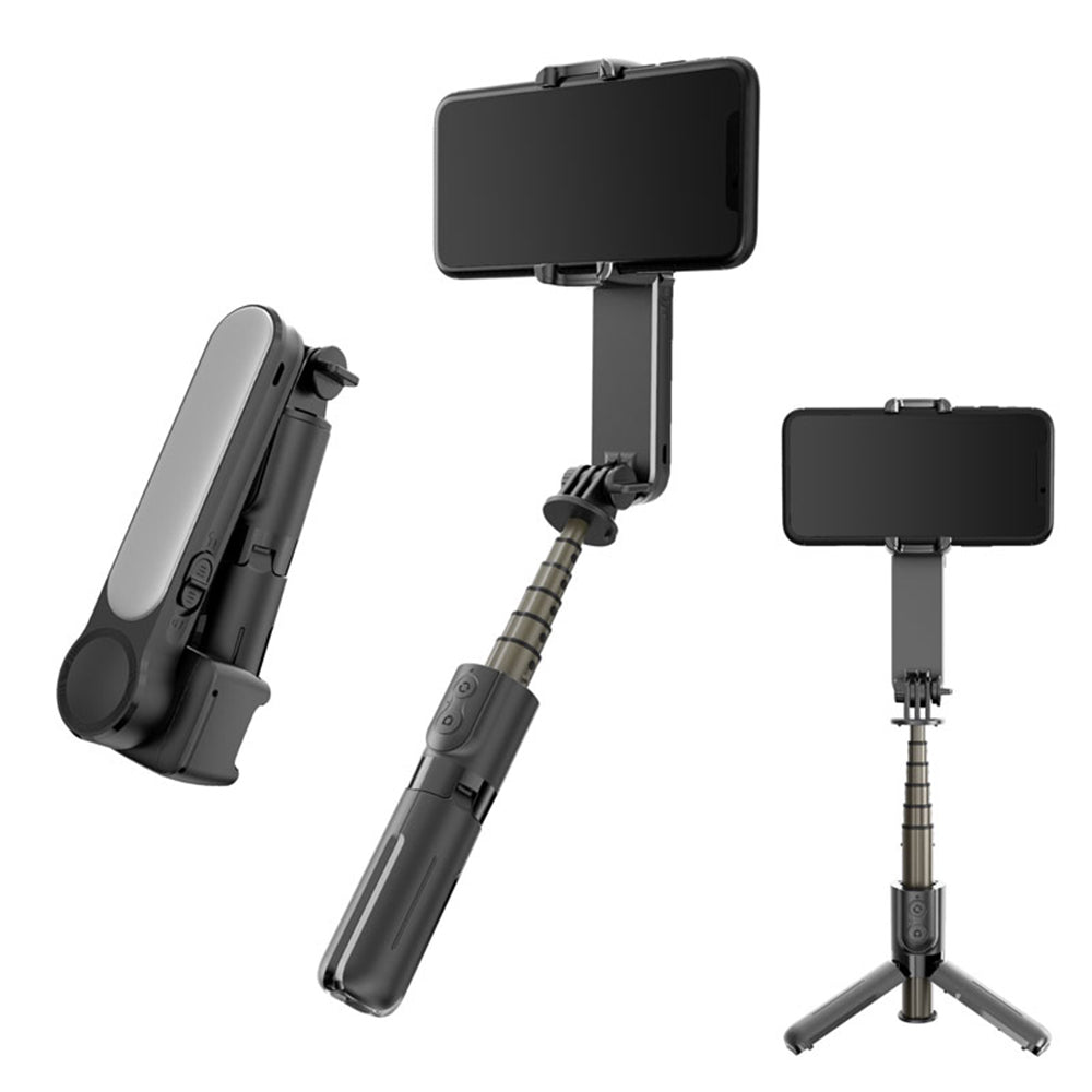 Gimbal Stabilizátor Bluetooth Techsuit L09 Gimbal, Univerzální, Černý
