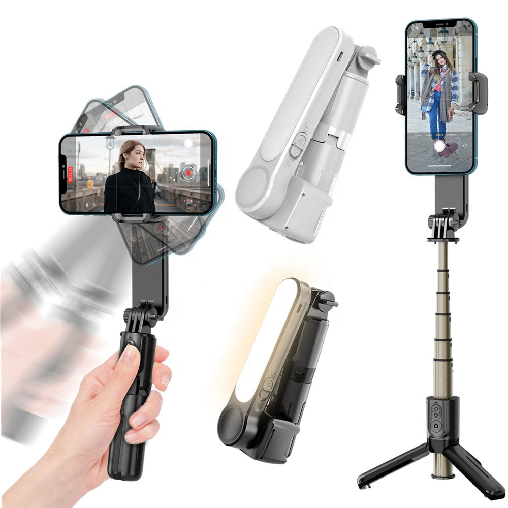 Gimbal Stabilizátor Bluetooth Techsuit L09 Gimbal, Univerzální, Černý