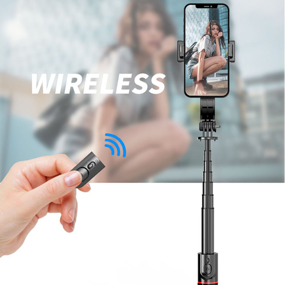 Selfie Stick Bluetooth Techsuit L12, Univerzální, Černý