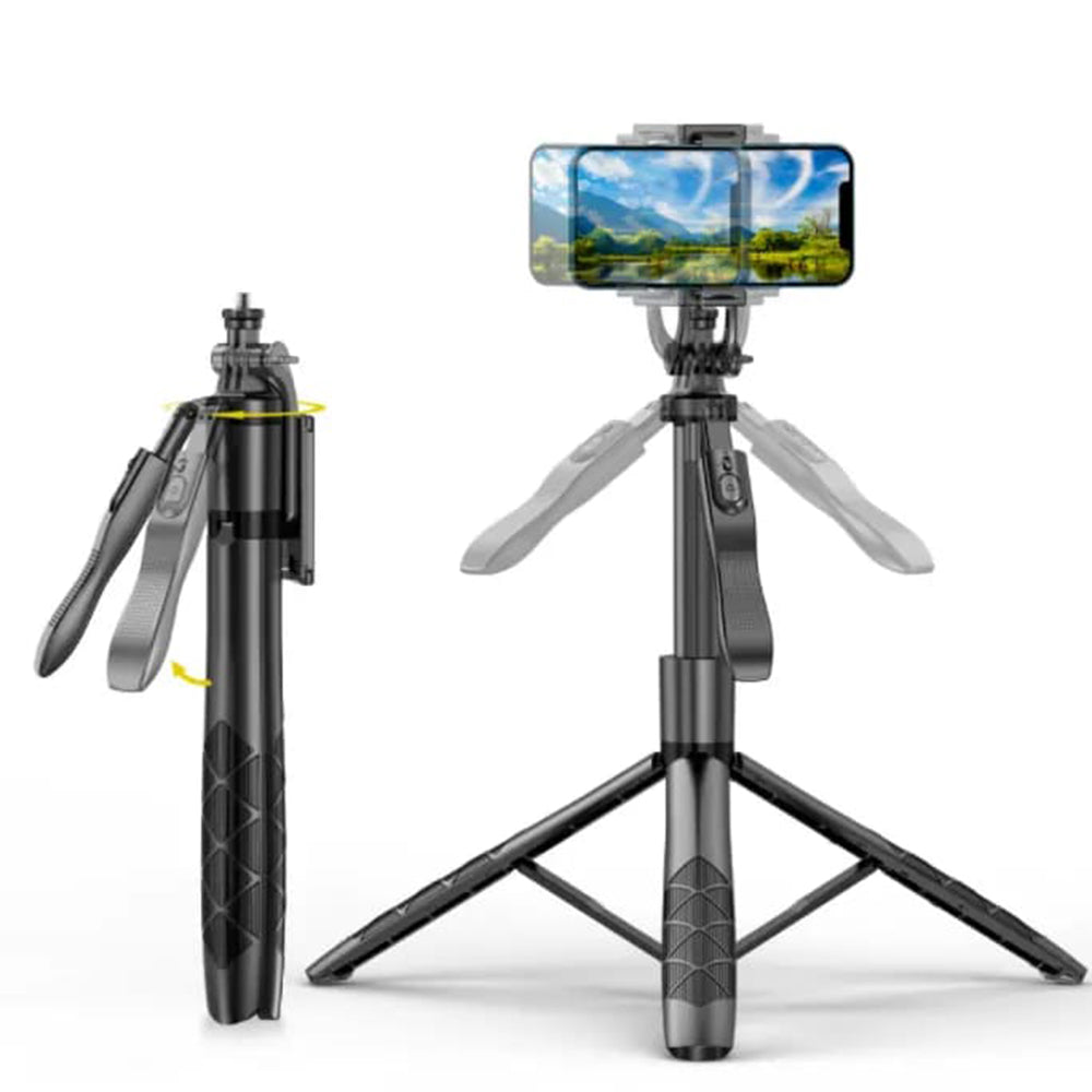 Selfie Stick Bluetooth Techsuit L16, Univerzální, Černý