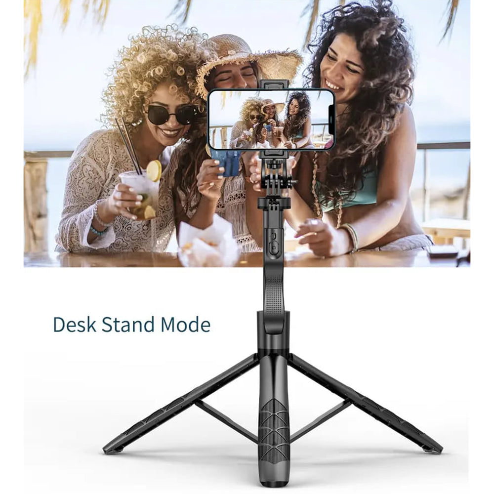 Selfie Stick Bluetooth Techsuit L16, Univerzální, Černý