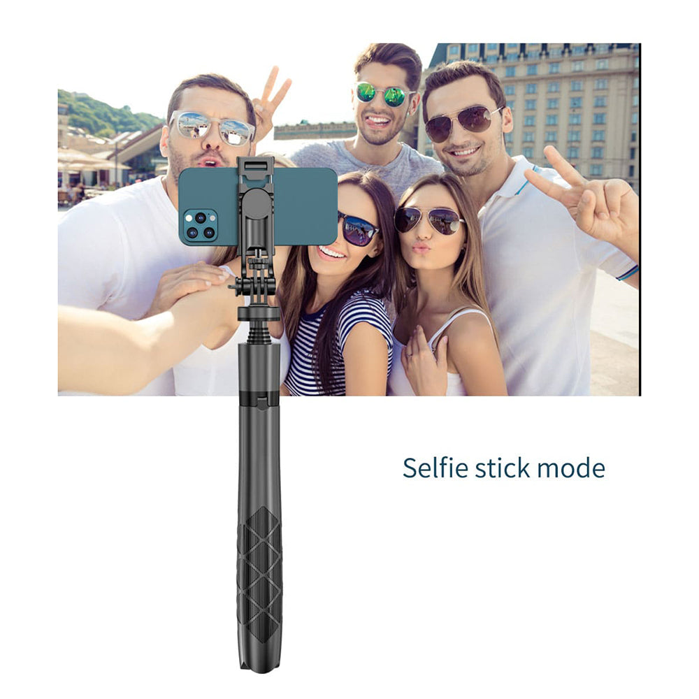 Selfie Stick Bluetooth Techsuit L16, Univerzální, Černý