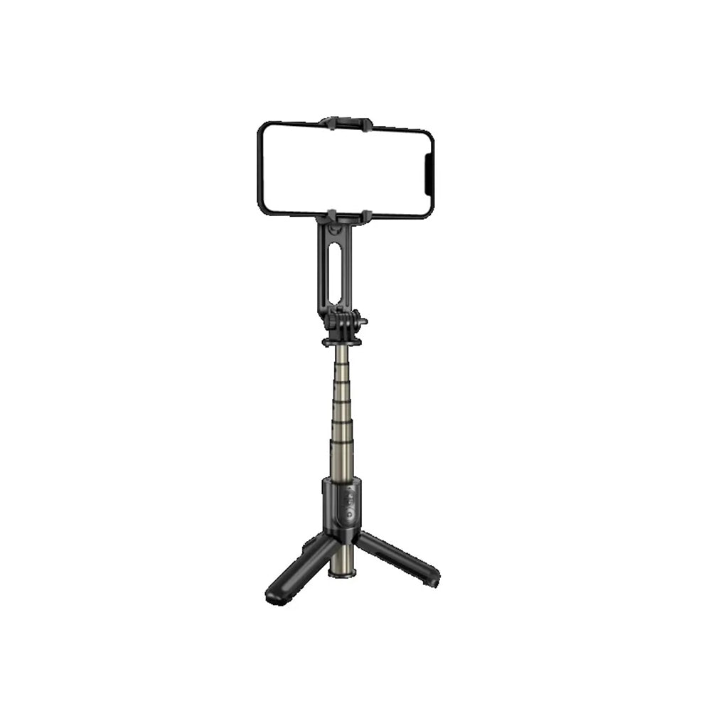Selfie Stick Bluetooth Techsuit L18Mini, Univerzální, Černý