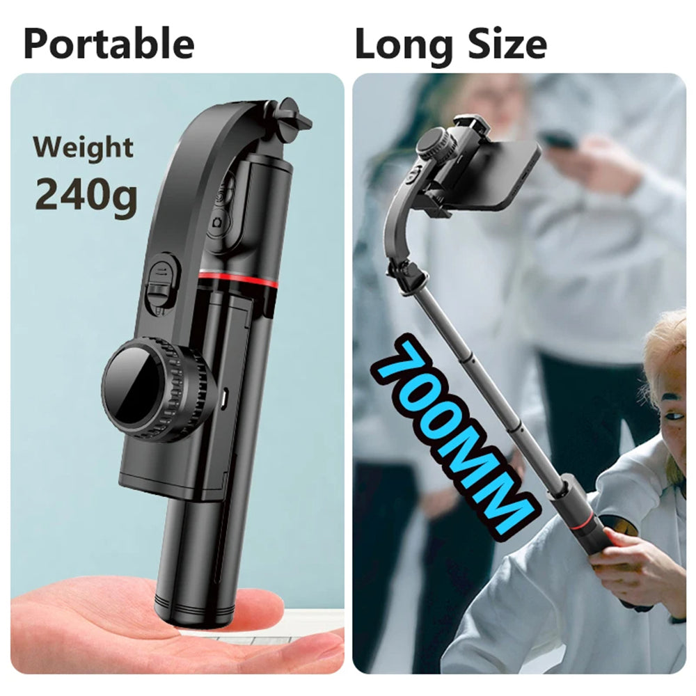Selfie Stick Bluetooth Techsuit L19, Univerzální, Černý