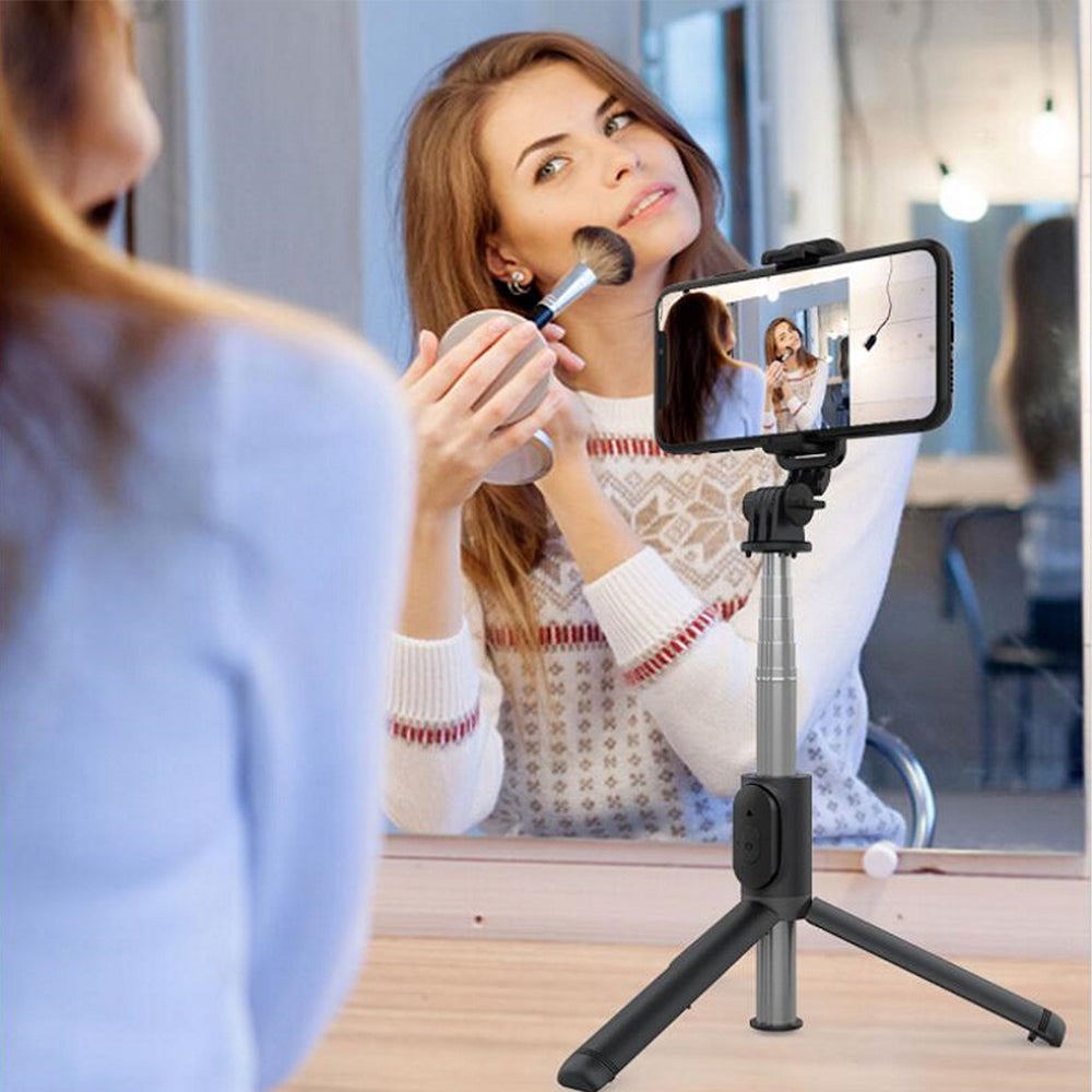Selfie Stick Bluetooth Techsuit Q01, Univerzální, Bílý
