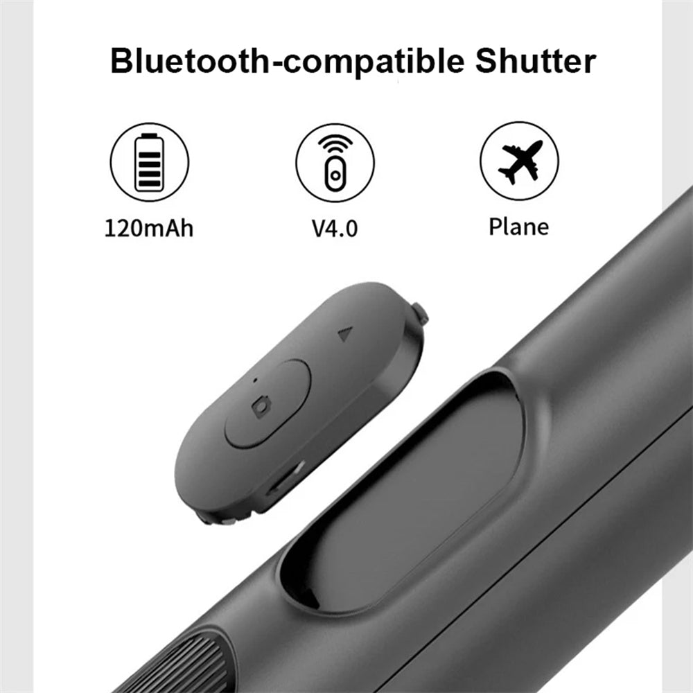 Selfie Stick Bluetooth Techsuit Q05, Univerzální, Černý