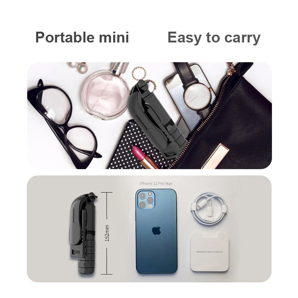 Selfie Stick Bluetooth Techsuit Q11s, Univerzální, Černý