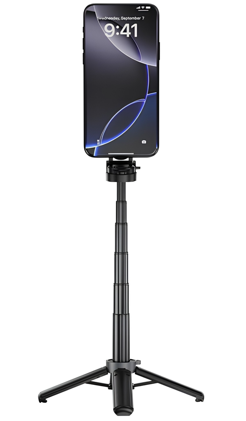 Selfie Stick Bluetooth XO Design SS25 Pro, Univerzální, Černá