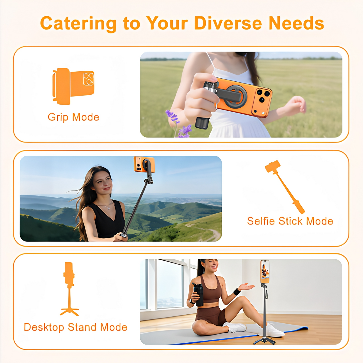 Selfie Stick Bluetooth XO Design SS25 Pro, Univerzální, Černá
