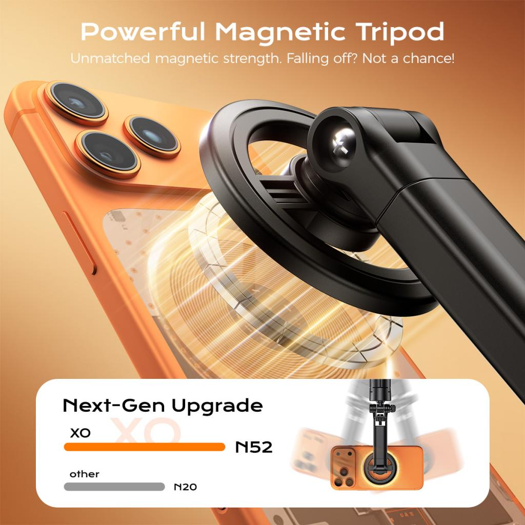 Selfie Stick Bluetooth XO Design SS30, Univerzální, Černý