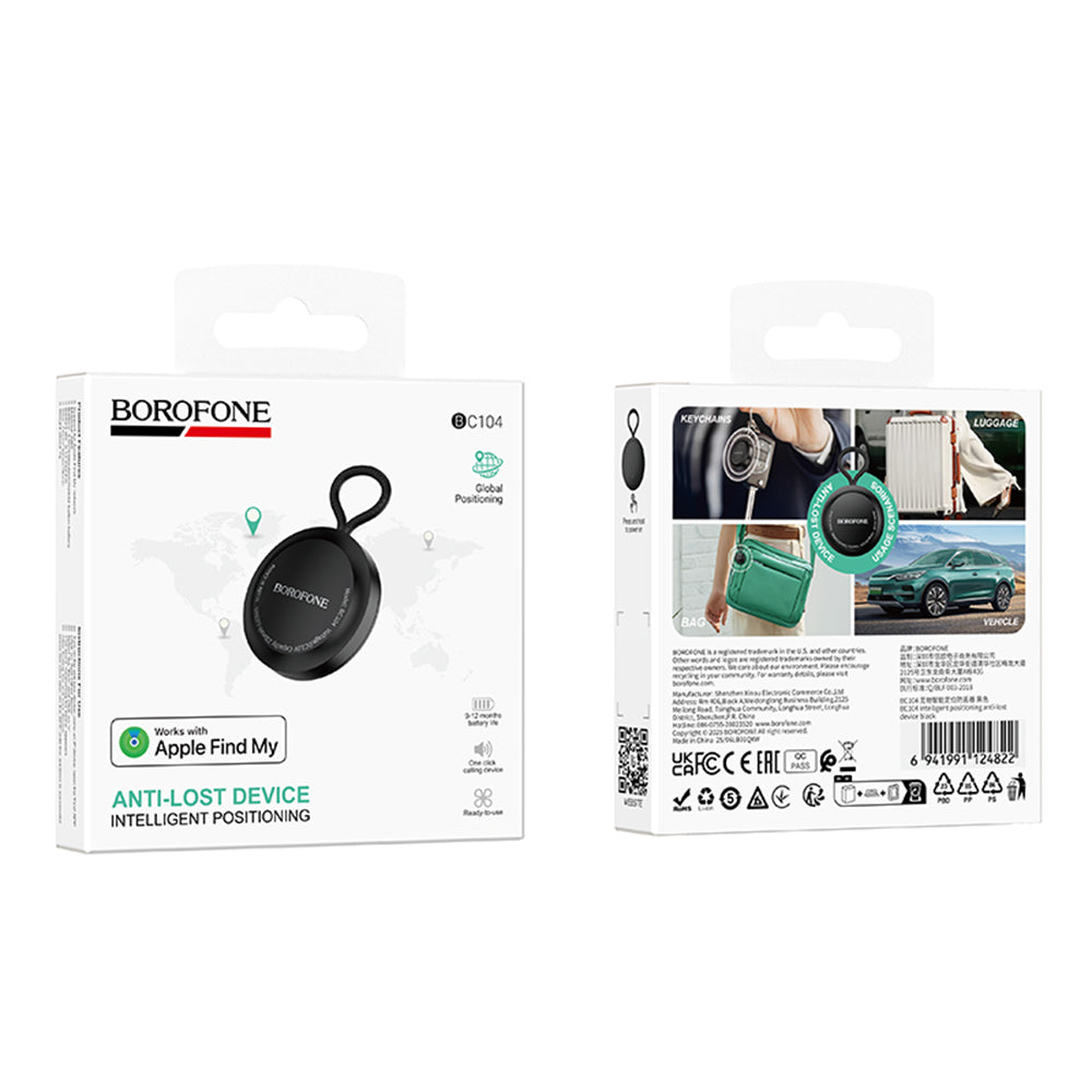 Borofone SmartTag BC104 pro iOS Series, černá