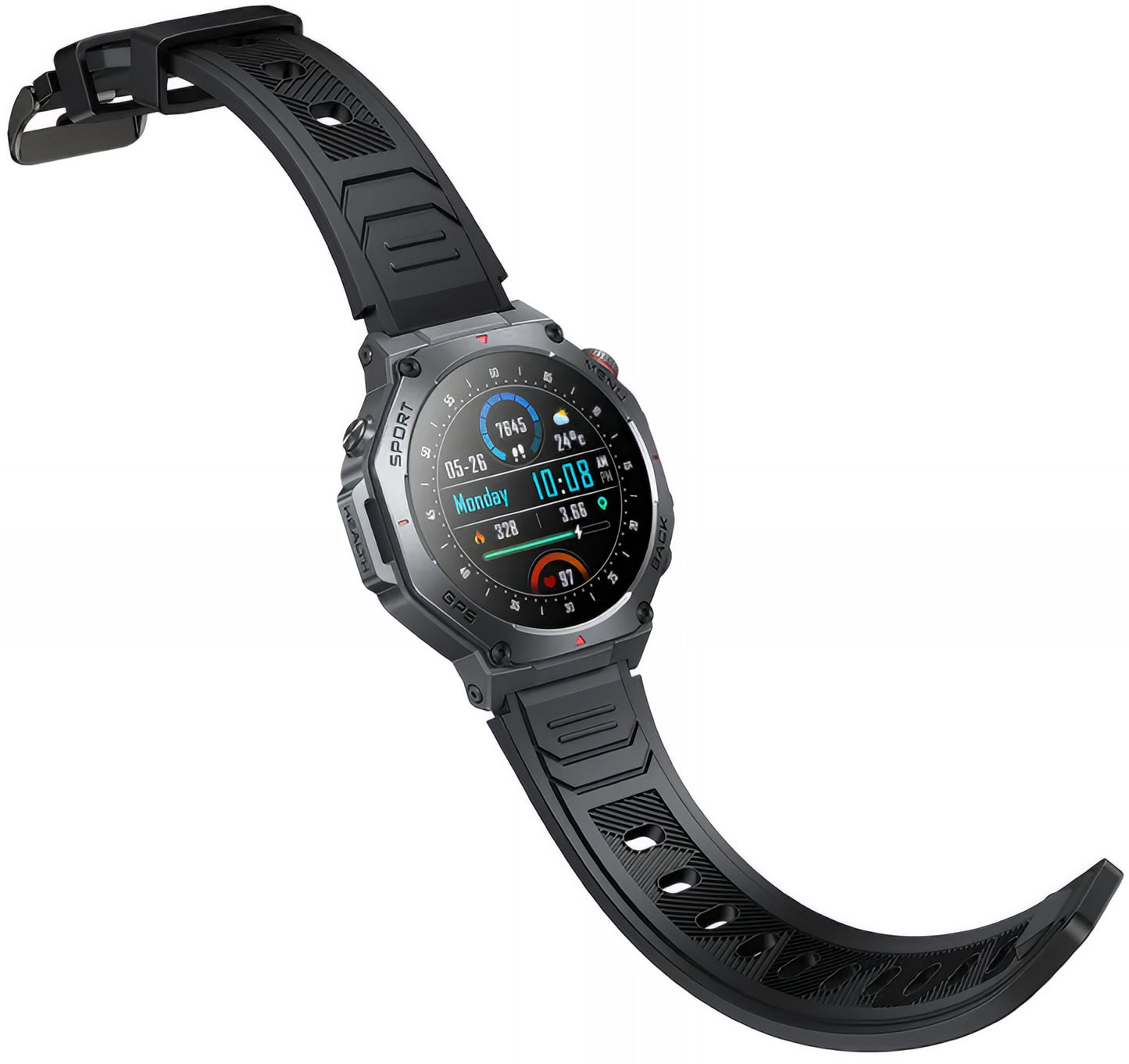 Smartwatch HOCO Y37 Call, Černý