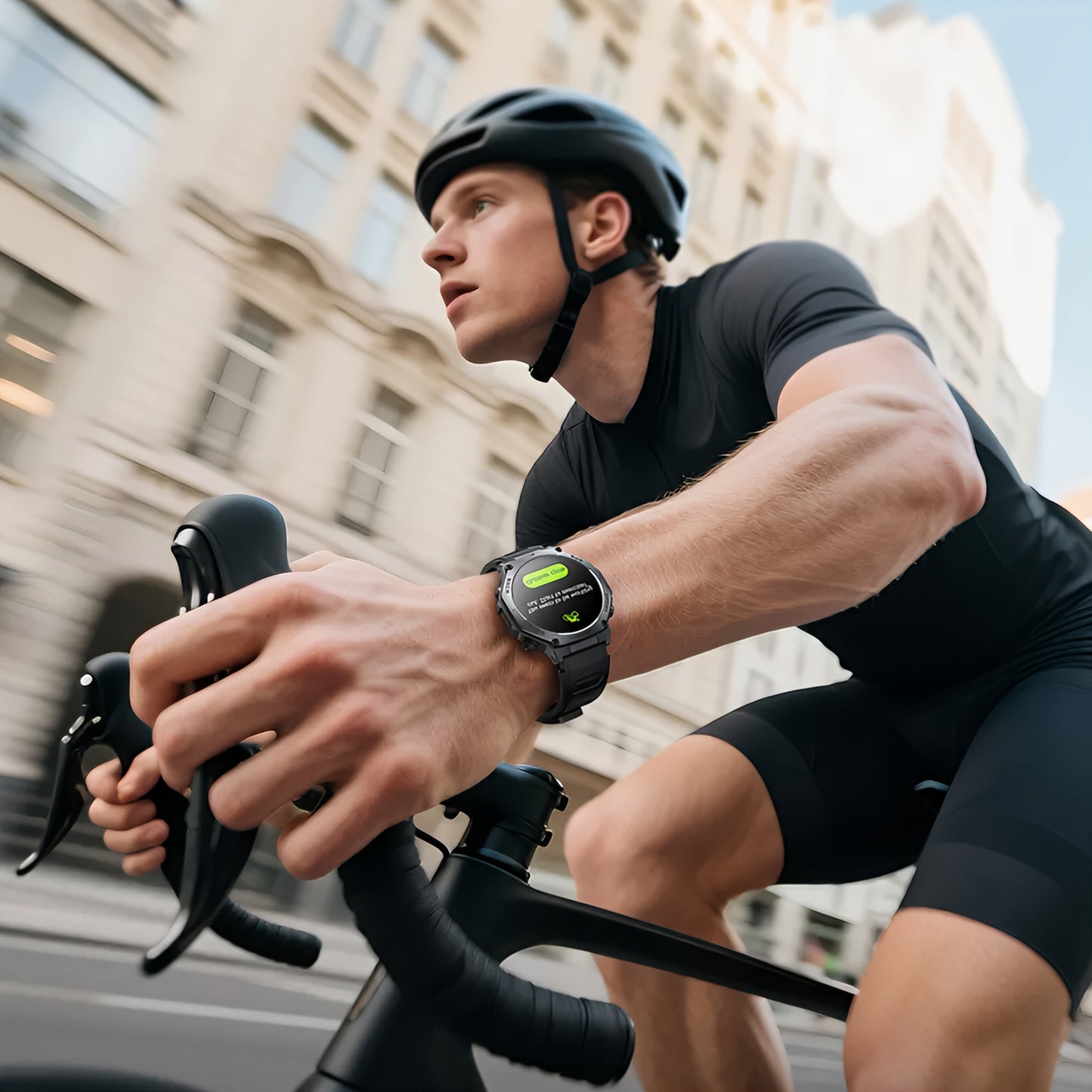 Smartwatch HOCO Y37 Call, Černý