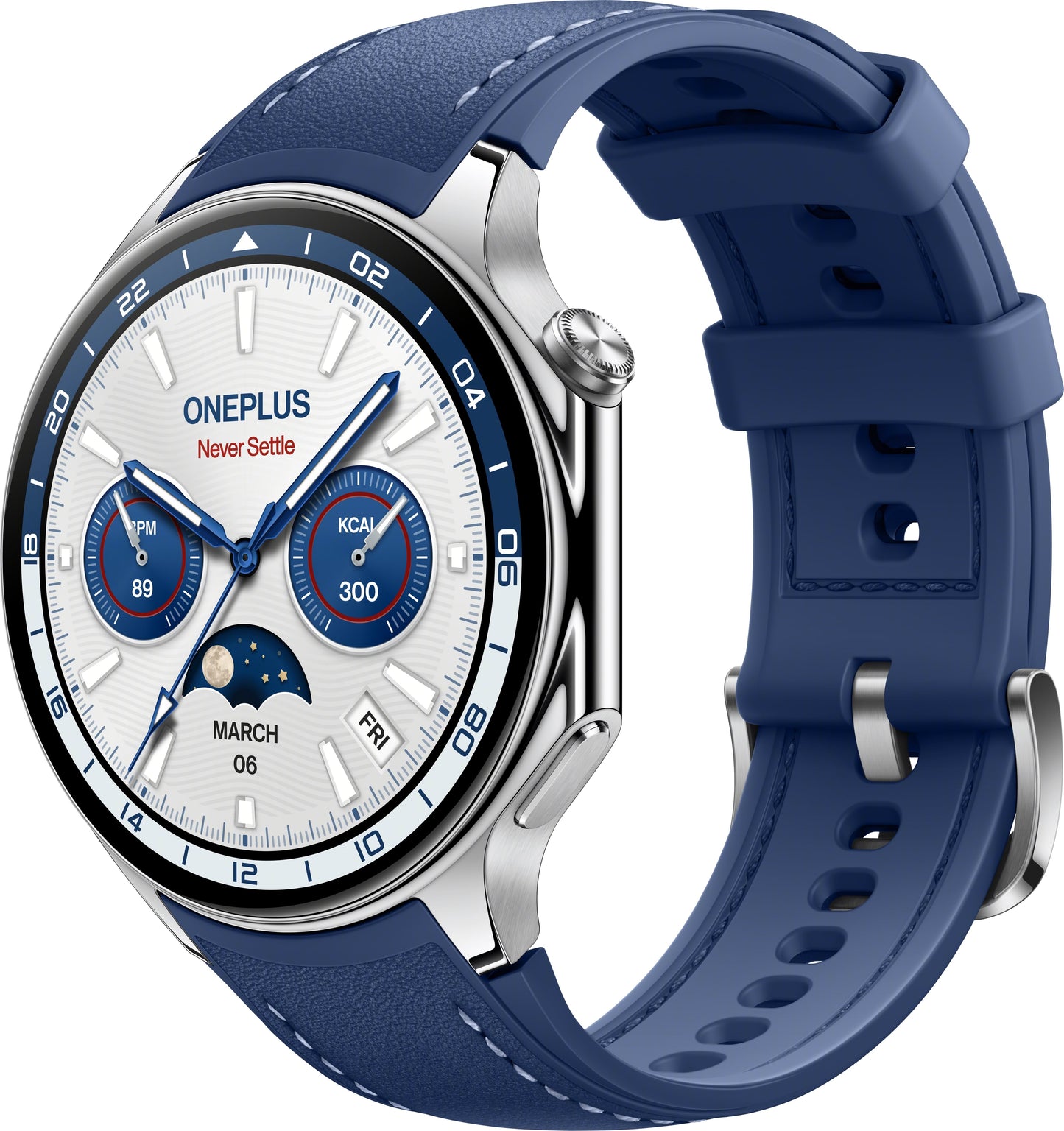 Smartwatch OnePlus Watch 2, Modrý 5491100076