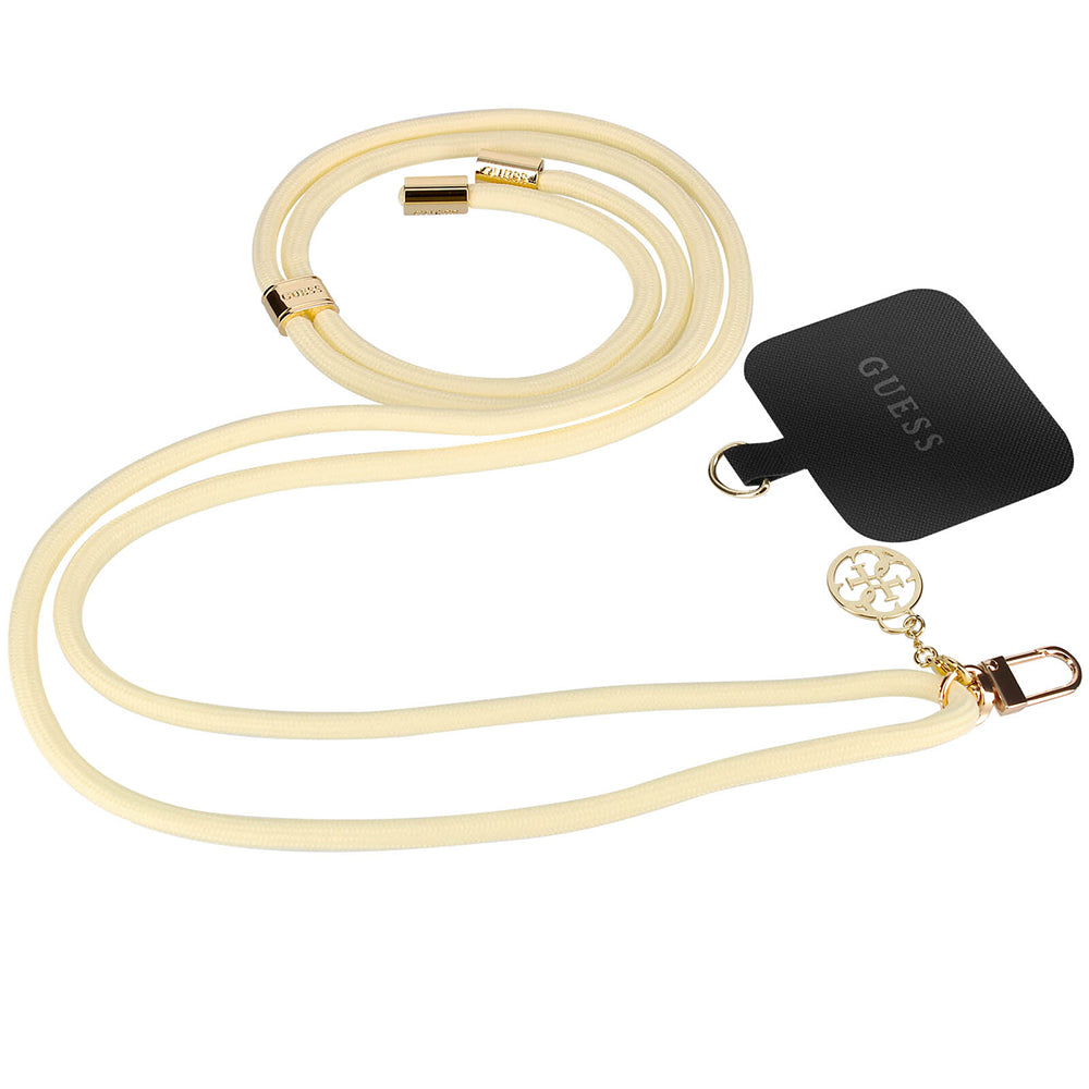 Šňůrka na telefon Guess Crossbody, Univerzální, Béžová