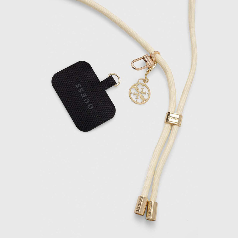 Šňůrka na telefon Guess Crossbody, Univerzální, Béžová