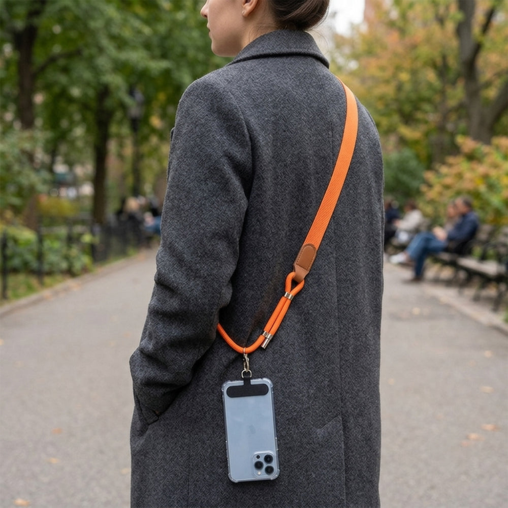Šňůrka na telefon Techsuit UrbanLoop TLN4G, tmavě zelená