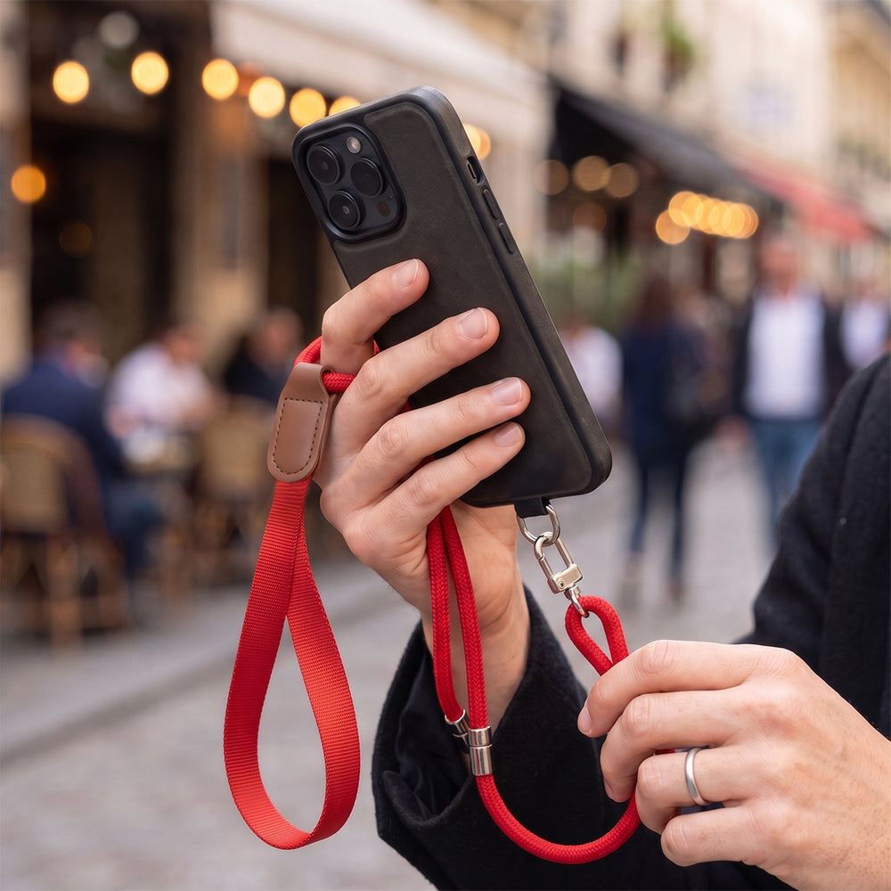 Šňůrka na telefon Techsuit UrbanLoop TLN4G, tmavě zelená
