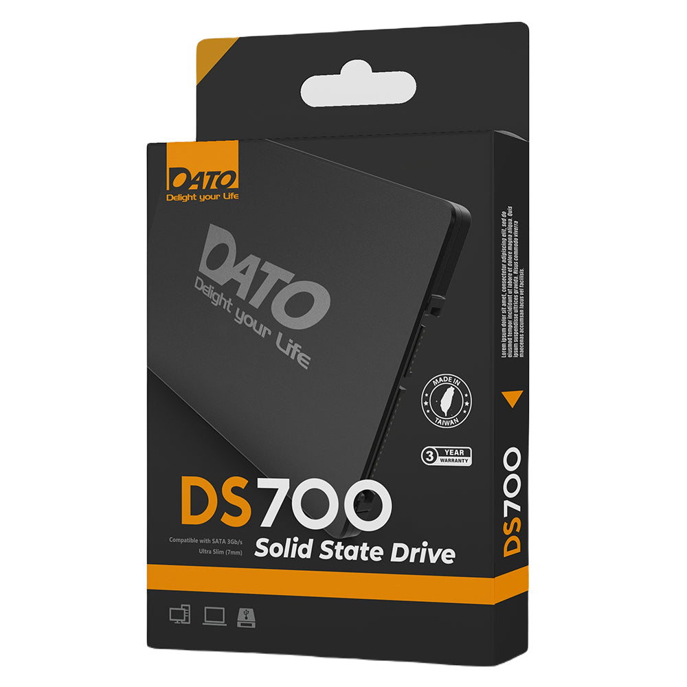 Solid State Drive (SSD) Dato DS700, 4TB, 2,5 palce, SATA III, Černý DS700SSD-4TB