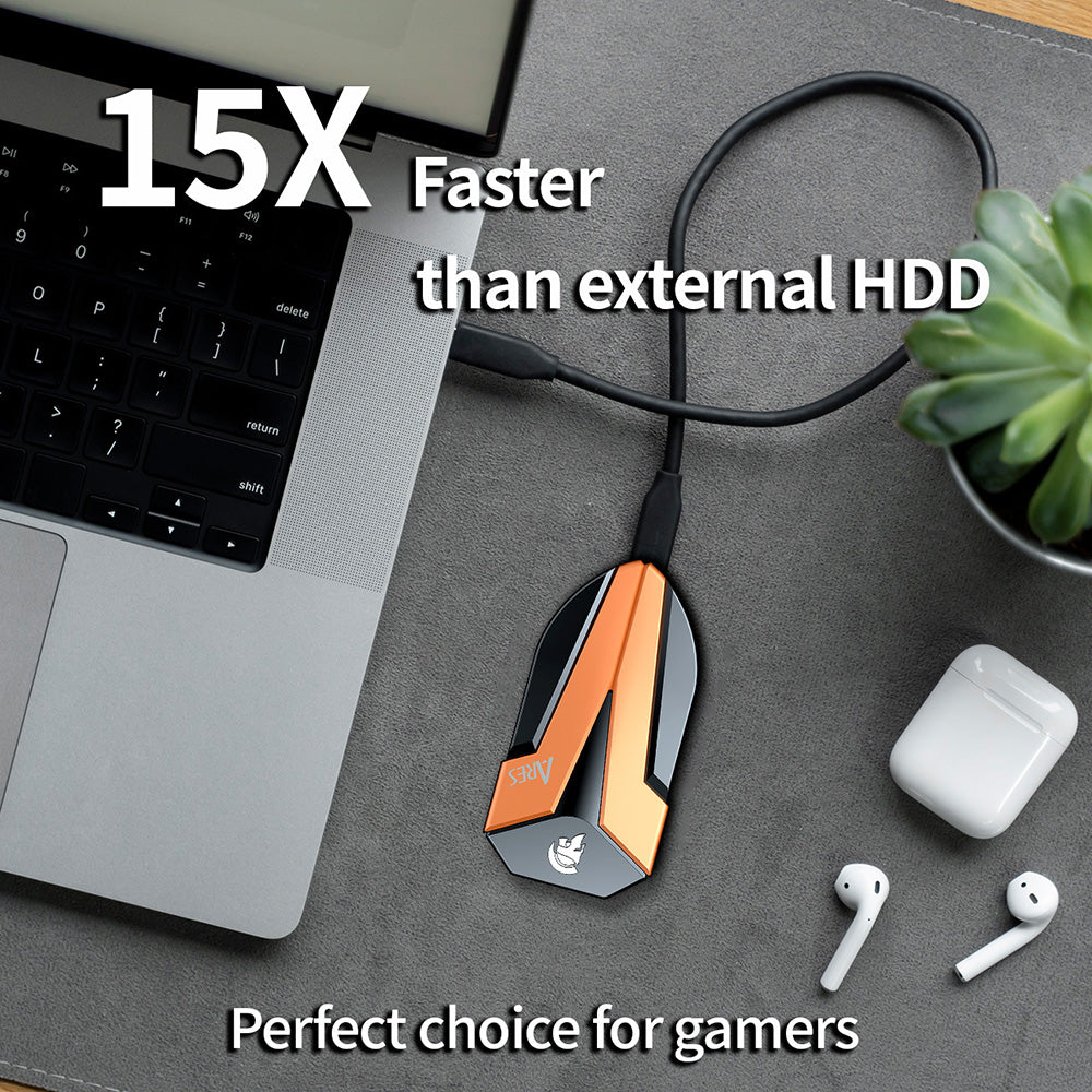 Solid State Drive (Externí SSD) Dato Ares Amber Shield, 4TB, Černý ARSASE-4TB