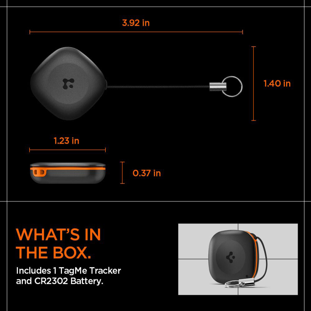 Spigen SmartTag TagMe pro iOS Series, Černý
