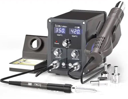 Stanice horkého vzduchu a páječka Baku BK-898A+