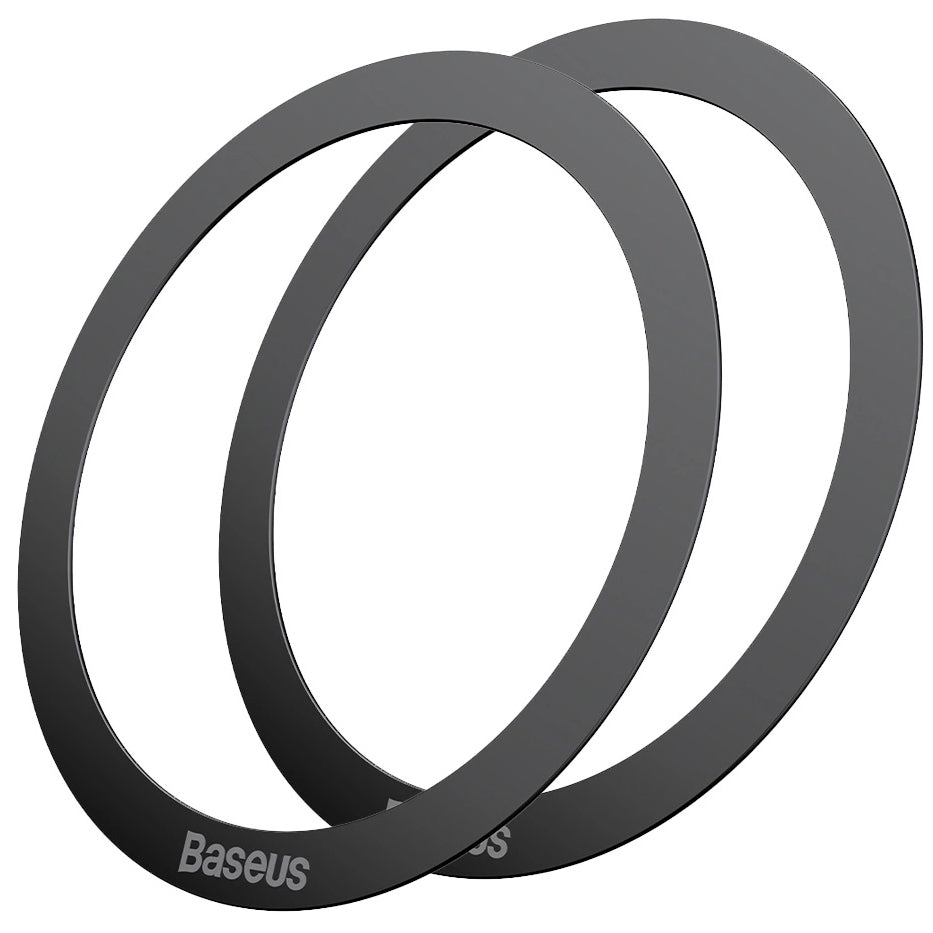 Samolepka Metal Baseus Halo, Sada 2 kusy, Černá PCCH000001