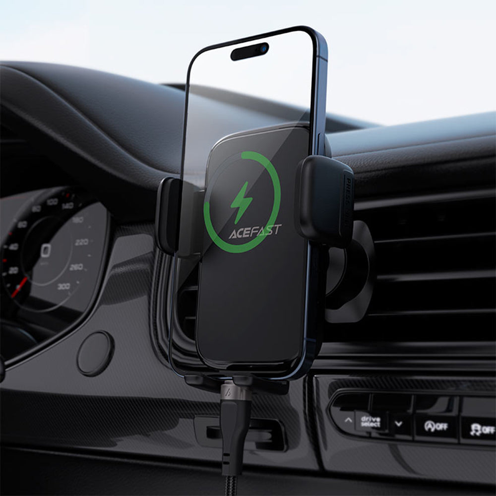 Acefast D27 Car Holder, 4.5inch - 6.7inch, Black