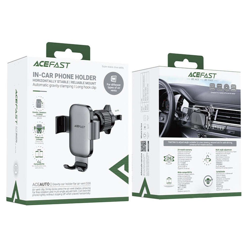 Auto držák Acefast D38, Univerzální, Šedý