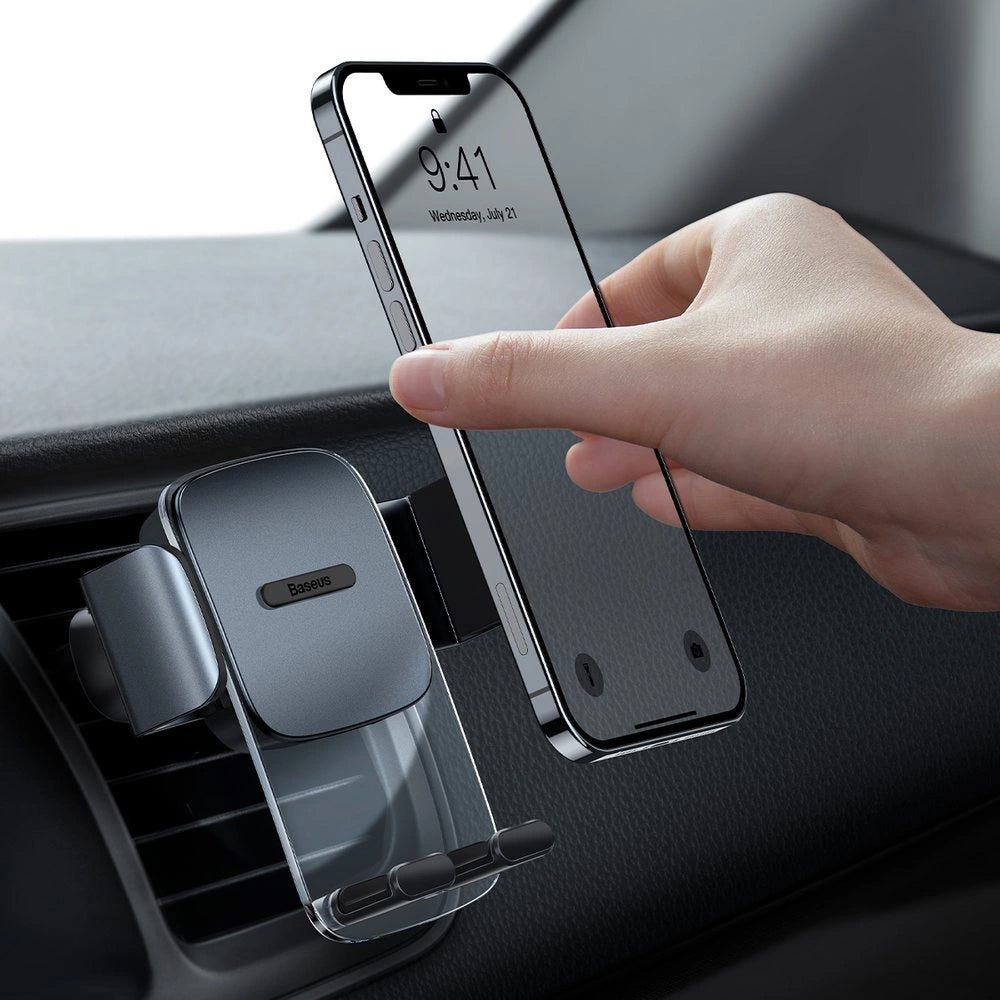 Auto držák Baseus, 4.7inch - 6.7inch, Černý SUYK000101