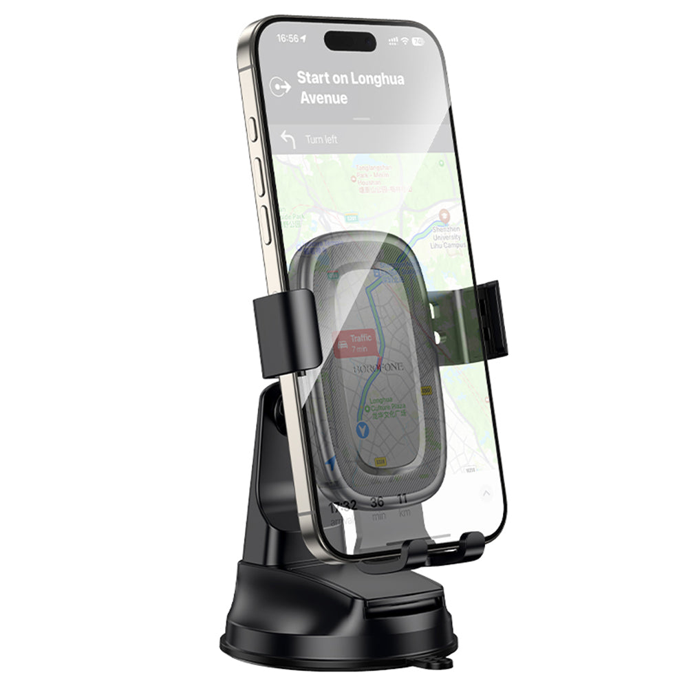 Auto držák Borofone BH130 Follower Gravity, 6.1inch - 7inch, Černý