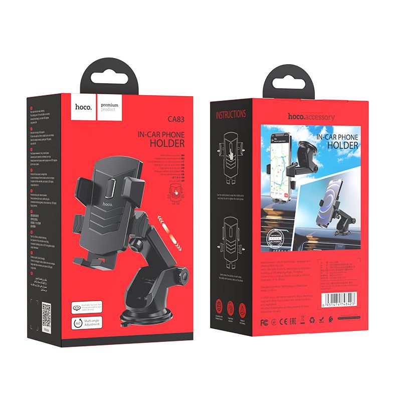 Car Holder HOCO CA83, Universal, Black