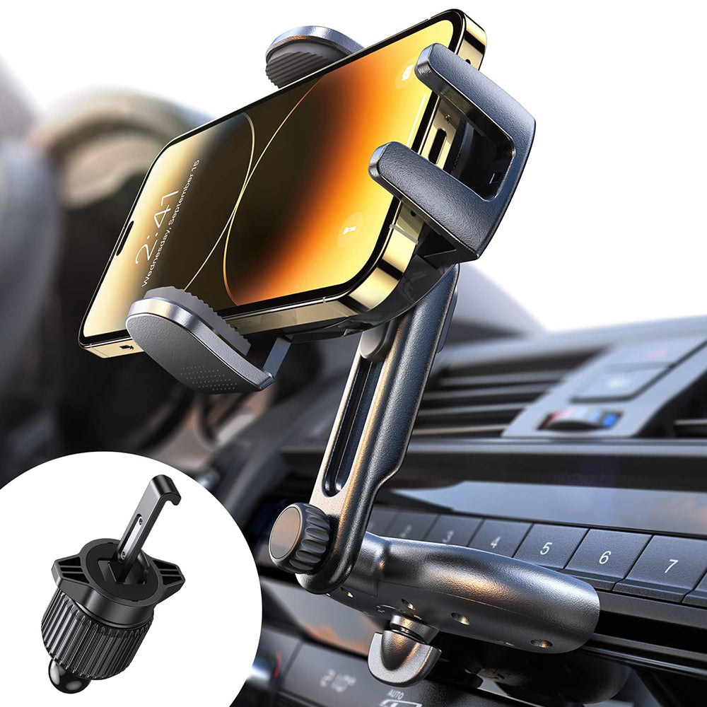 Auto držák Lisen 2v1, 4.7inch - 7.2inch, Černý YL0222040016