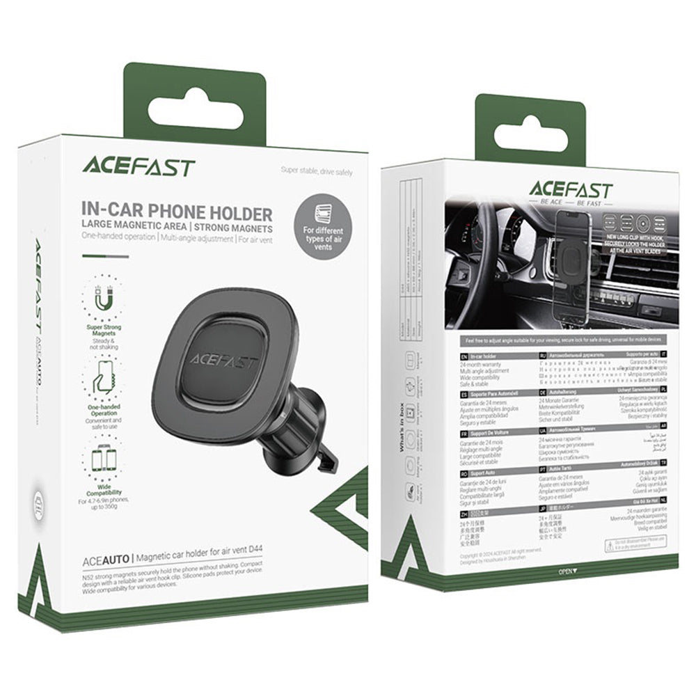 Magnetický auto držák Acefast D44, Univerzální, Černý