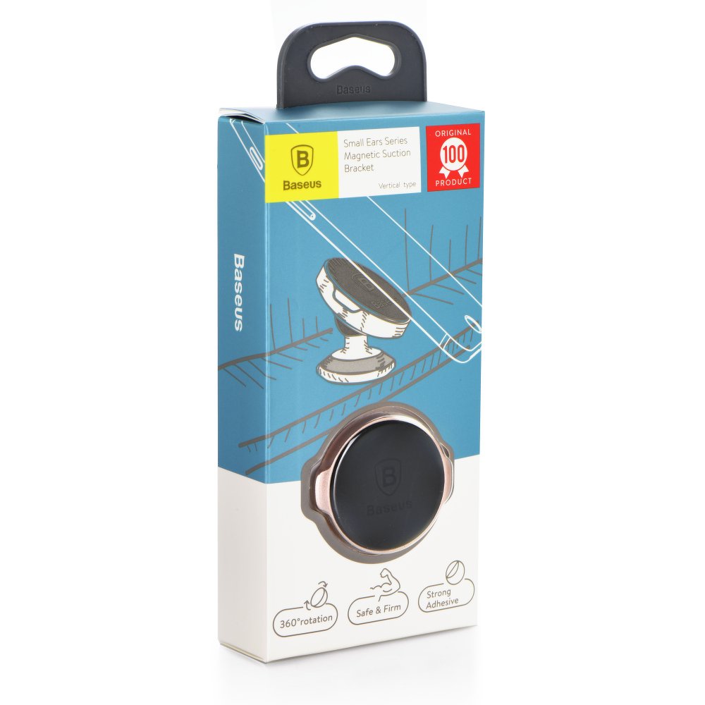 Magnetický držák do auta Baseus Small Ears Bracket, Univerzální, Černý SUER-B01