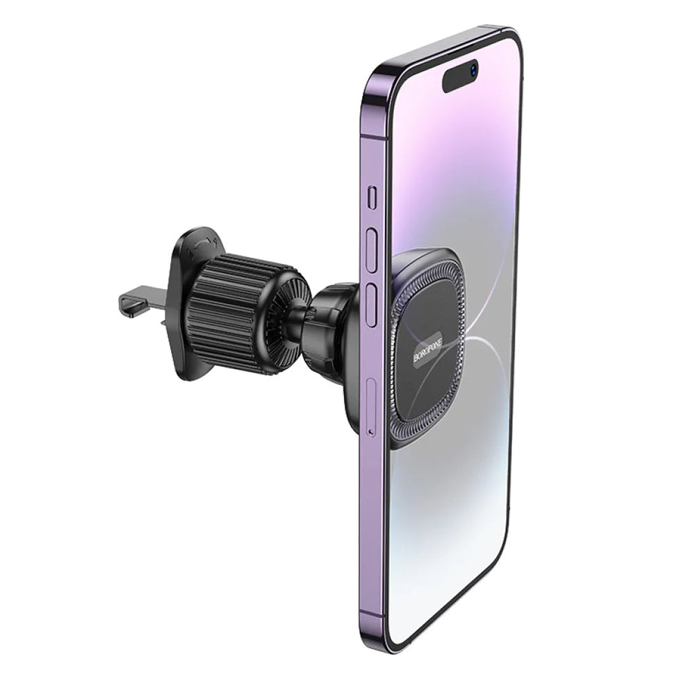 Magnetický Auto Držák Borofone BH96 Ice, Univerzální, Černě Šedý