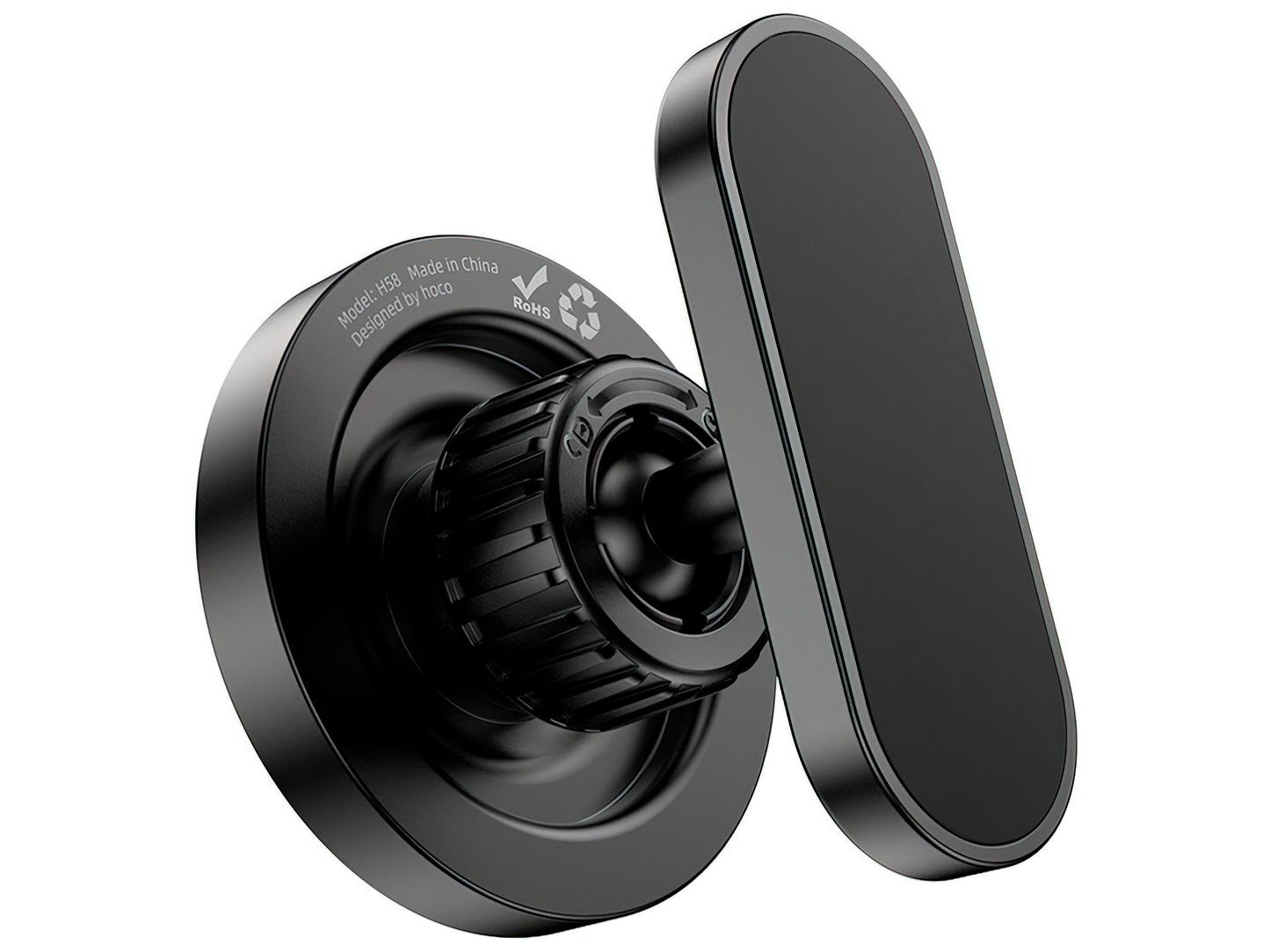 Magnetický držák do auta HOCO H58, 4.5inch - 7inch, černý