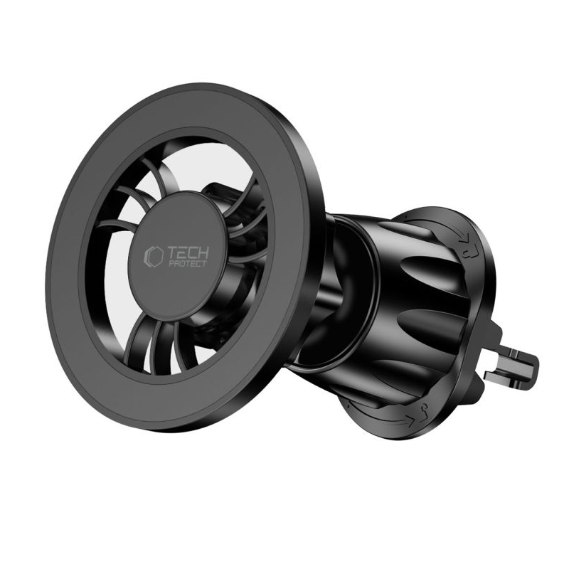 Magnetický držák do auta Tech-Protect N56 2v1 II, univerzální, černý