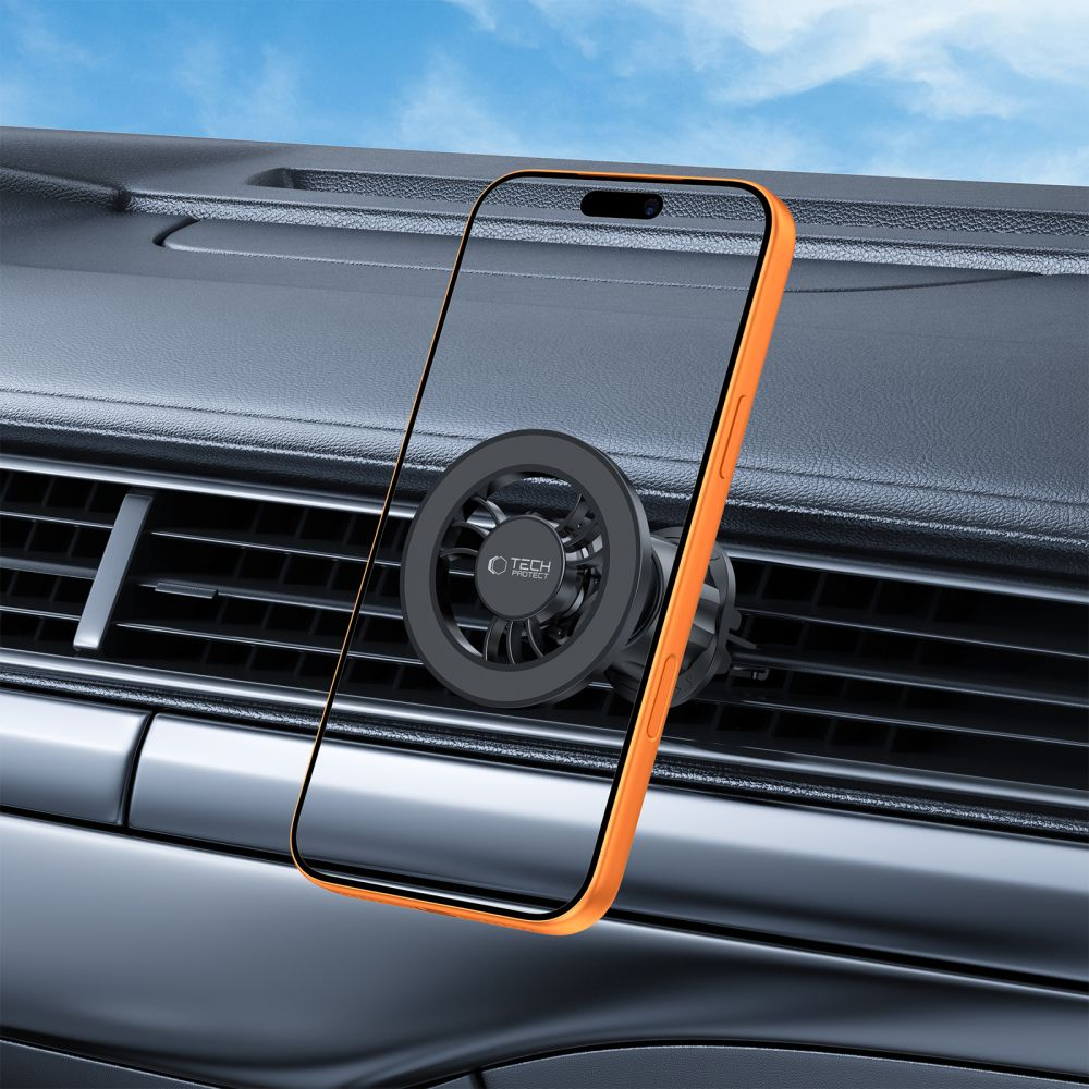 Magnetický držák do auta Tech-Protect N56 2v1 II, univerzální, černý
