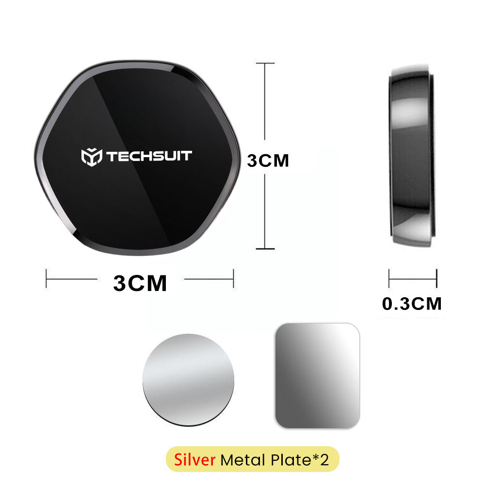 Magnetický auto držák Techsuit HOLD210-C, Univerzální, Černý