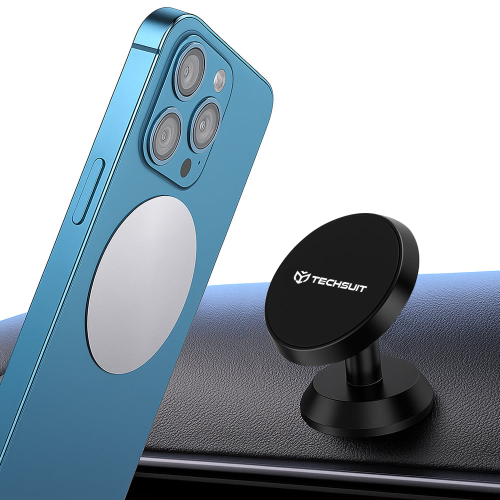 Magnetický držák do auta Techsuit S10, Univerzální, Černý