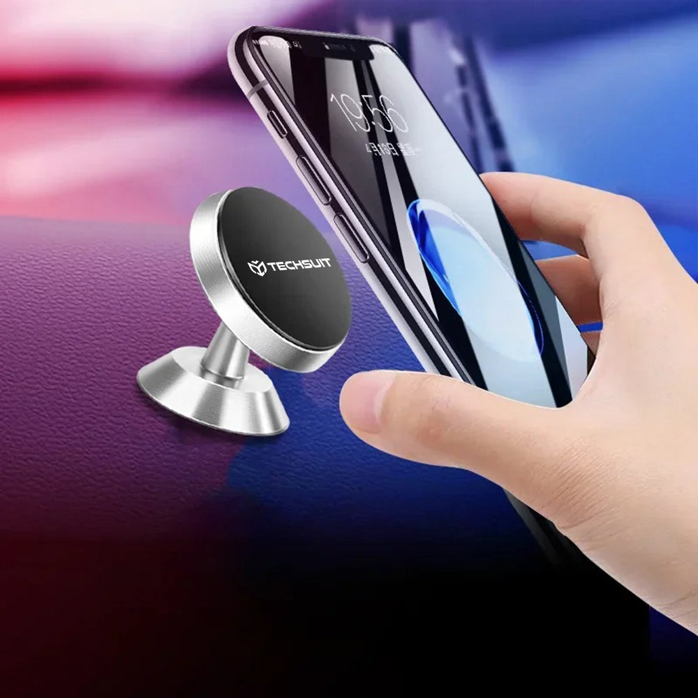 Magnetický držák do auta Techsuit S10, Univerzální, Černý