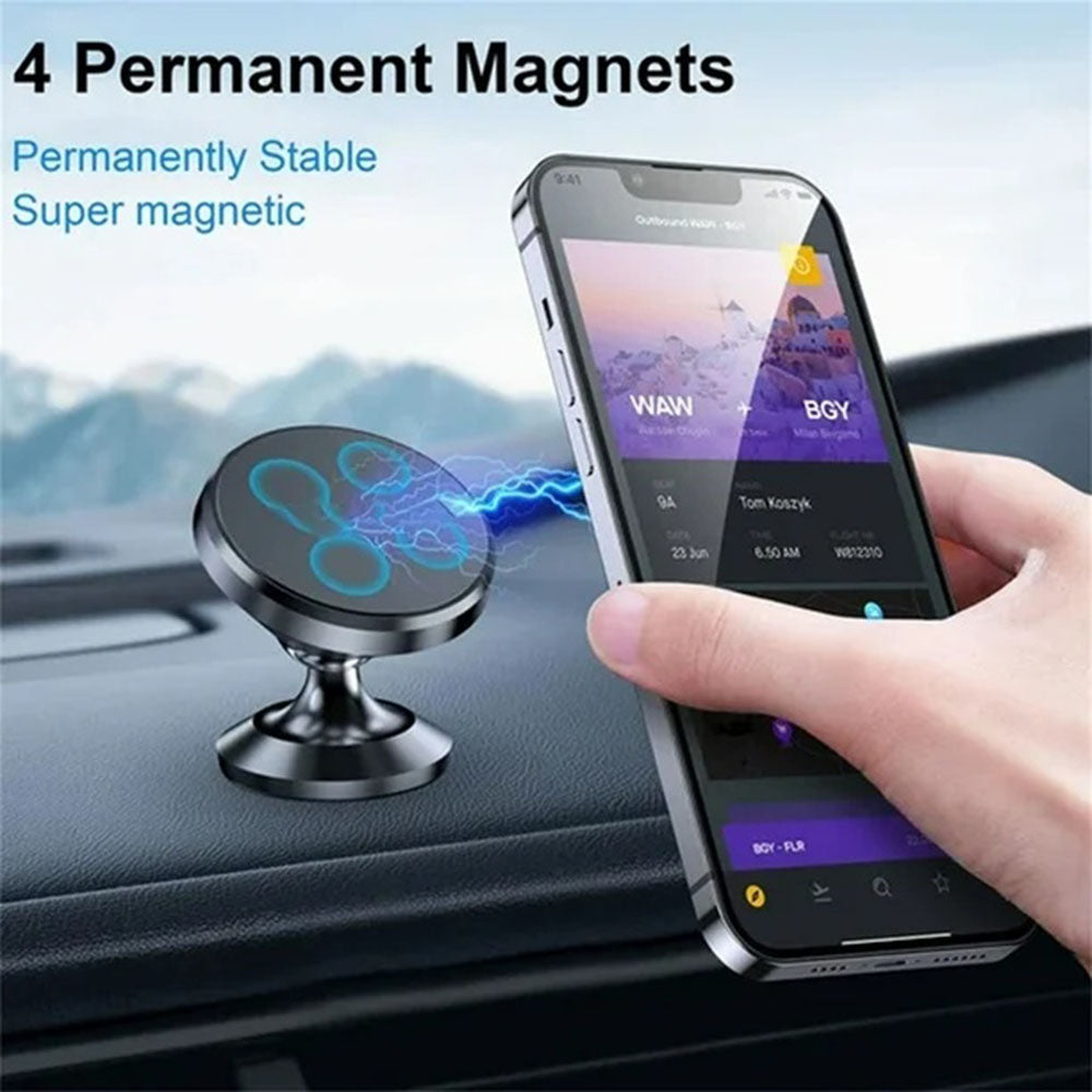 Magnetický držák do auta Techsuit S10, Univerzální, Černý