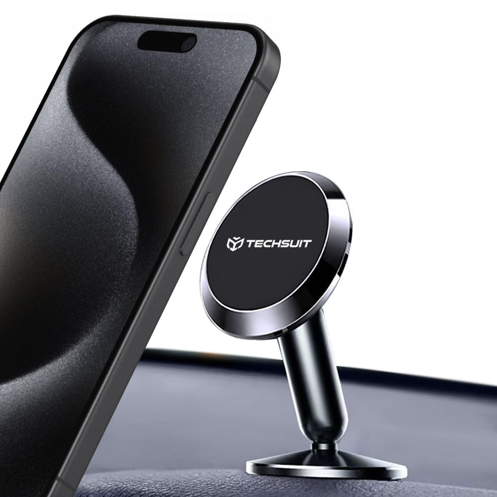Magnetický držák do auta Techsuit S11, Univerzální, Černý