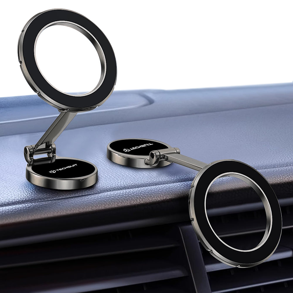 Magnetický držák do auta Techsuit S13, Univerzální, Šedý